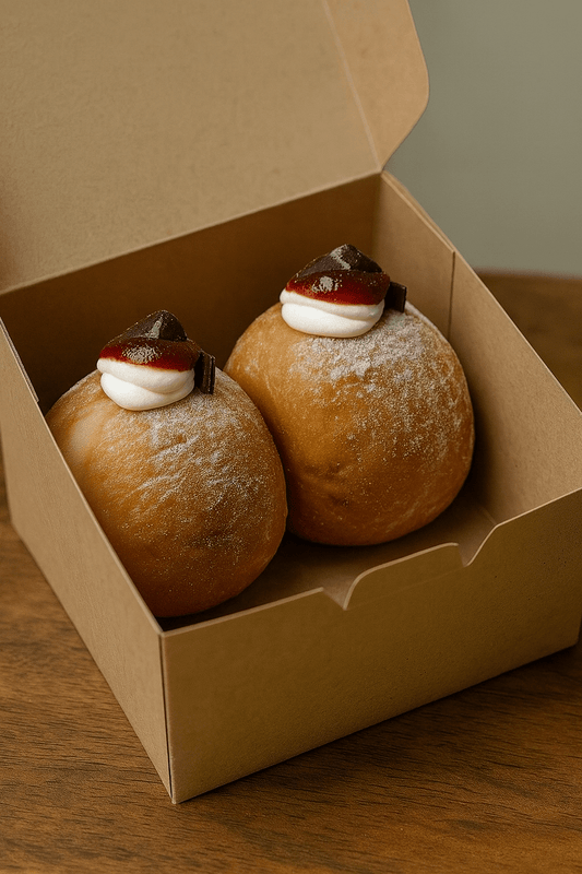 Blueberry Bomboloni - Chocolate Cosmos | Kandivali