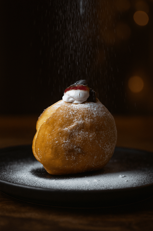 Blueberry Bomboloni - Chocolate Cosmos | Kandivali