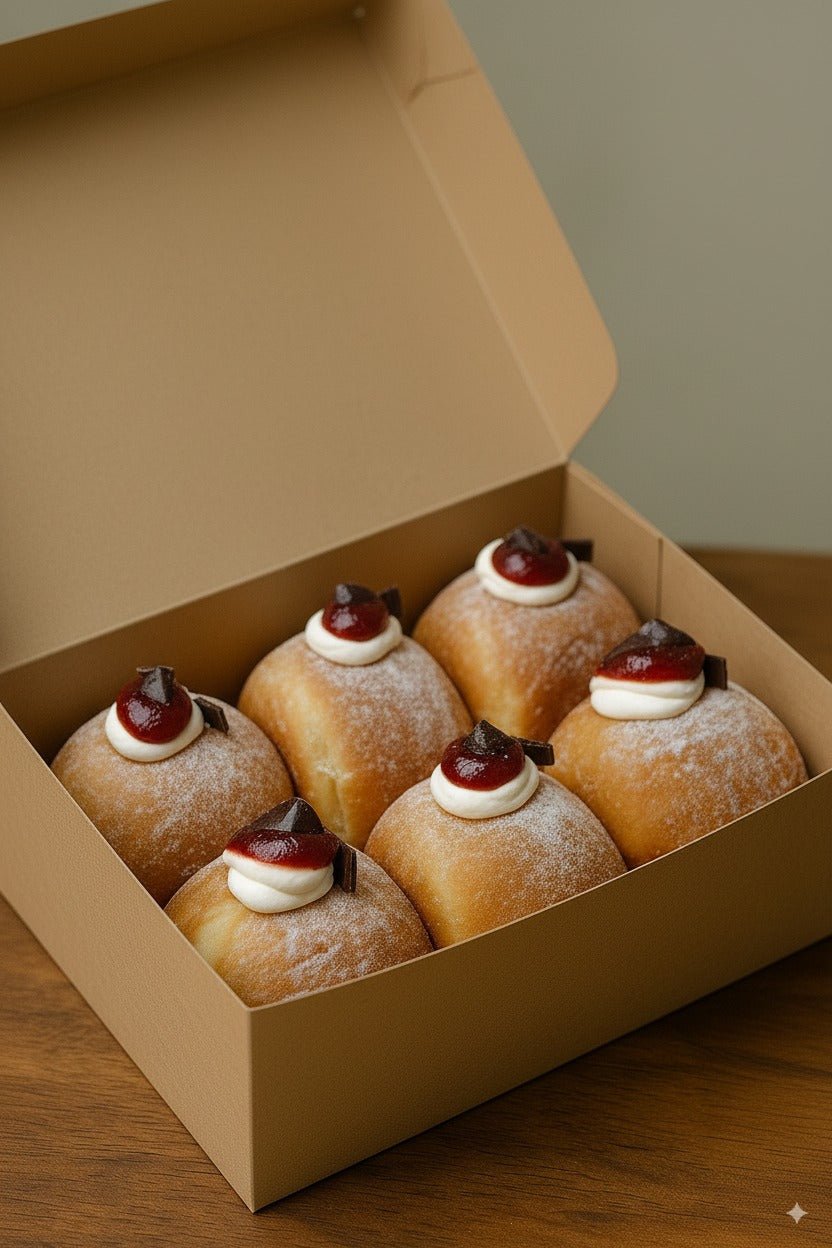 Blueberry Bomboloni - Chocolate Cosmos | Kandivali