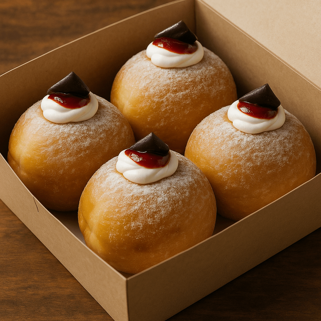 Blueberry Bomboloni - Chocolate Cosmos | Kandivali