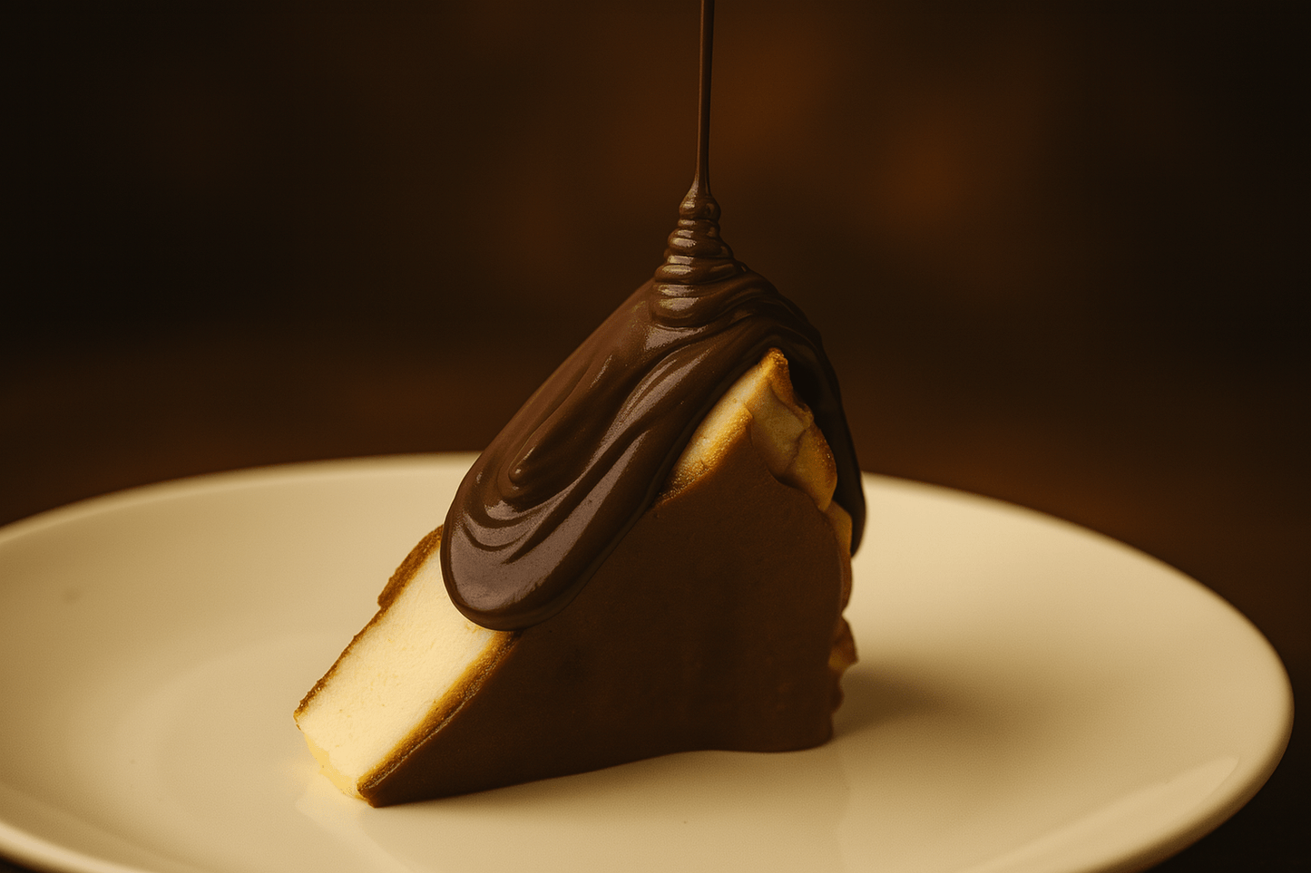 Dark Chocolate Burnt Basque - Chocolate Cosmos | Kandivali