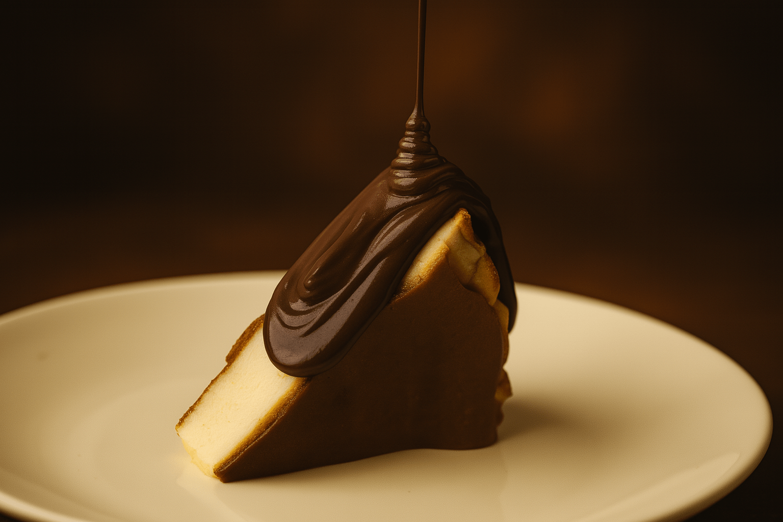 Dark Chocolate Burnt Basque - Chocolate Cosmos | Kandivali
