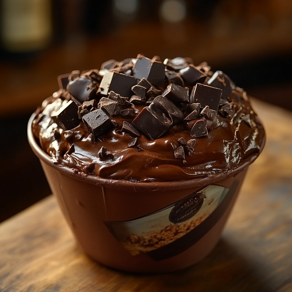 Dark Chocolate Bowl Cake